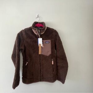 NWT Patagonia Women's Classic Retro-X Fleece Jacket in a brown colorway XS